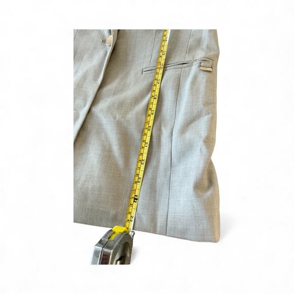 Calvin Klein women's blazer | Light Gray 2P - Picture 3 of 8